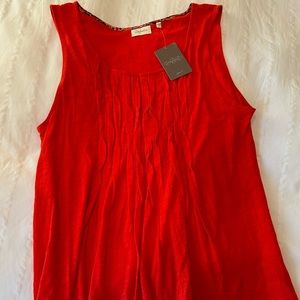 Orange Anthropologie top